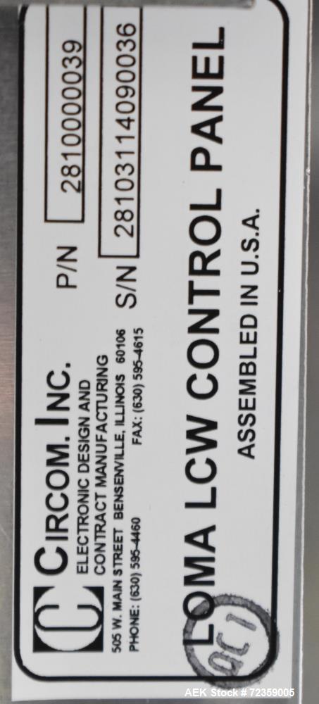 Used Loma Systems Model LCW-3000 Automatic Belt Checkweigher. .
